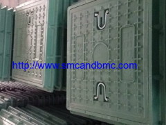 light weight and high strength SMC composite material square manhole cover 500*500MM