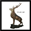 weisete Bronze Elk Statue