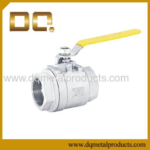 2PC Stainless Steel Threaded End Ball Valve