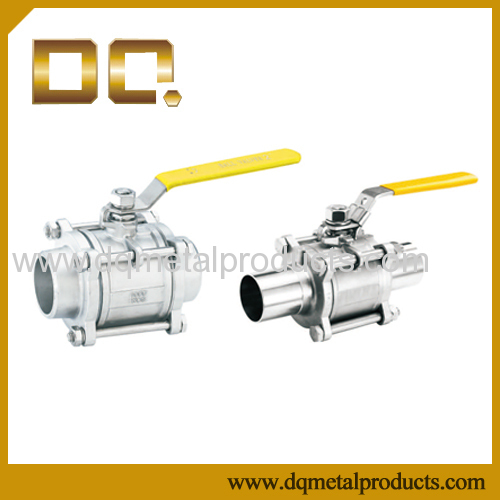 3PC Stainless Steel Butt-Welding Ball Valve