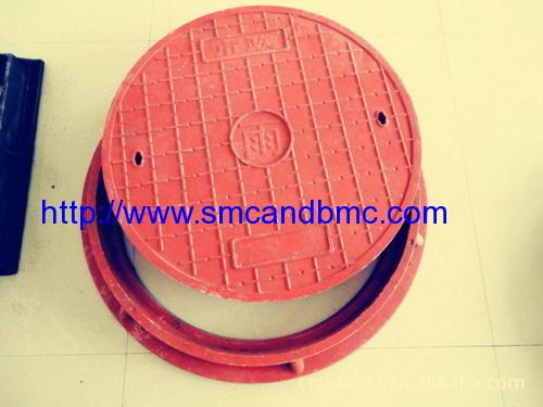 New BMC composite material round inspection well cover ￠800mm*35mm