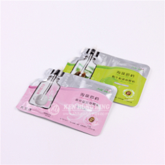 SGS Approved Aluminum foil Irregular Shaped Wholesale Cosmetic Packaging