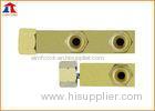 I Type Brass Oxy Fuel Gas Distributers For Gas Supply Control Connecting Pipe