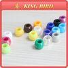 Colorful fashion very apt round hole of the pure color beads