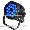 Waterproof 18*15W RGBWAUV LED Par Can Stage Light For Fashion Show , Weddings