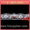 White 100% nylon lace for sock and cloth lace ribbon trim for tablecloth