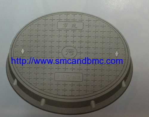 Long service life and high intensity anti -theft round manhole cover