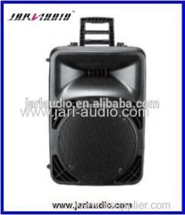 15inch portable speakers with big handle/outdoor plastic active speaker/high power speaker