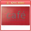 Square Red Fashion Cafe coffee Shop Plastic Place Mat PVC Coaster