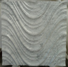Decorative 3D cnc natural white carrara stone wallart tiles