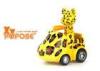 Fashion Leopard Grain Small Delicate Car Decoration Toys POPOBE Bear Car