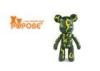 Office Decoration 5&quot; POPOBE Camouflage Personalized Bear Gifts , Phone Stent