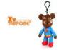 Vinyl POPOBE Bear Customised Key Chains Bag Accessories OEM Design