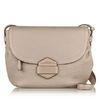 Textured grain leather shoulder bag / branded italian style shoulder bag for girls