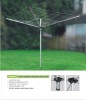 4 arms aluminum umbrella clothes dryer