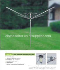 60m 4-Arm Aluminum Rotary Clothes Dryer for Garden Use