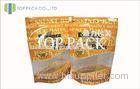 Zip Lock Stand Up Pouches For Pet Food , Pet / Pe Plastic Packaging Bags
