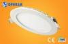 Super Brightness 1050lm 15W round LED Flat Panel Lights with Aluminum housing