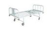 Ambulance Mechanical Hospital Bed With Epoxy Coated Steel Foot Board