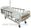 Mobile Manual Hospital Bed For General Ward , Aluminum Alloy Side Rails
