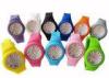 Customized Silicone bracelet watch , japan movt watch For Kids