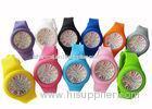 Customized Silicone bracelet watch , japan movt watch For Kids