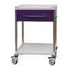 Anti-winding ABS Top-bench Treatment Medical Trolley with ABS mould table-board
