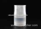 30ml natural color plastic PP cream airless pump bottle for Beauty Product