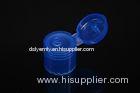 Customized Blue PE / PET bottles flip cosmetic Cap in 20/415 Neck Size