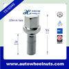 28mm shank wheel lug bolts with 55mm total length , ball seat