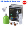 LED speaker quran lamp quran box with 8GB 25 recitors 25 translations FM mp3 recording small quran gift