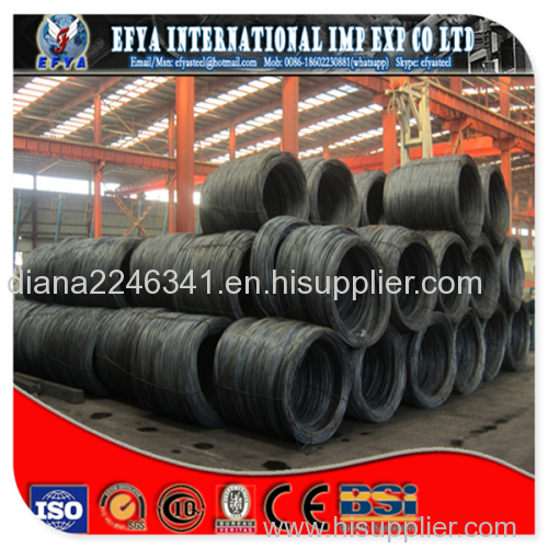 Supply Hot Rolled Carbon Steel Wire Rod in Coil