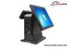 15 Inch Dual Touch Screen POS Terminal , Hotel POS Cash Register System