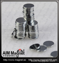 Rare earth N35 flat ndfeb magnets d10 x 1.5mm