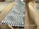 SHCH Full Hard Galvanized Corrugated Steel Sheet 0.14 - 0.50mm , 900mm