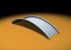 Curved roofing sheets / Aluminum Alloy Sheet Waterproof and fire resistant 65 - 420mm
