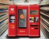 Freshly baked pizza smart vending machine