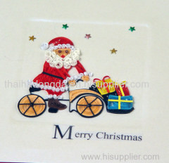 Mery christmas quilling card