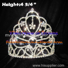 All Clear Crystal Rhinestone Crowns
