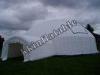 Cool Style White Igloo Inflatable Tent For Outdoor Events encryption oxford fabric