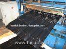 Black Color corrugated galvanized steel roofing sheets / tiles thickness 0.3 - 0.6mm