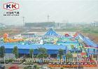 Largest Commercial Inflatable Water Slides Rental 0.55mm / 0.6mm PVC