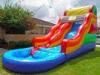 Backyard Inflatable Water Slide Home Used Water Slide With Small Pool