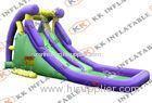 Custom Large Inflatable Water Slide Obstacle Course For Residential Kids Pool