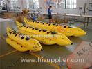 Advertising Inflatable Banana Boat For Sale / 0.9mm Pvc Tarpaulin / OEM Color
