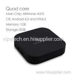 Android Smart TV Box with Quad Core 1.5GHz and Support Xbmc