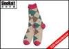 Colorful Acryle Custom Men Funky Socks / Mens Casual Socks / Female Leisure Socks