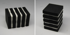 Black Epoxy Coated N42 magnets for sale super magnetic 25 x 25 x 5 mm neodymium magnet cube 2200 Gs