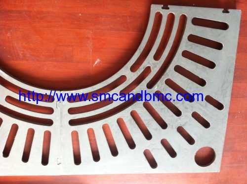 CHINA OEM offer FRP fiberglass molded tree grating 1000mm*1000mm