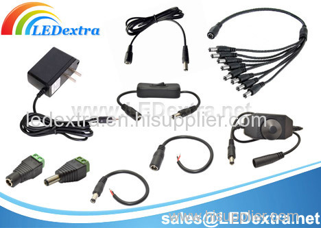 DC Power Cable Set For LED Lighting